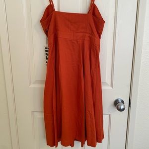 NWT HYFVE Orange Dress